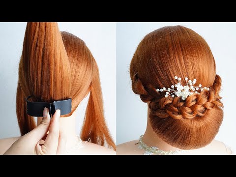 How to: Perfect Low Bun Hairstyle | Easy Hairstyle Long Hair