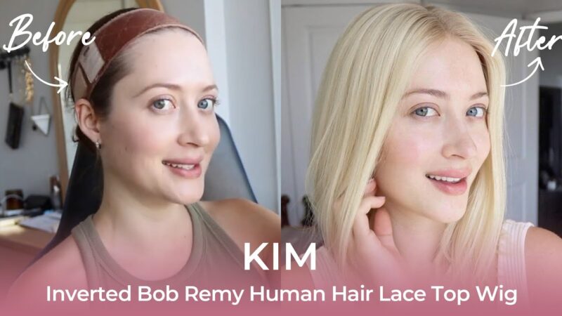 👍Perfect wig & perfect color for summer. No glue needed. | Human Hair Wig Review