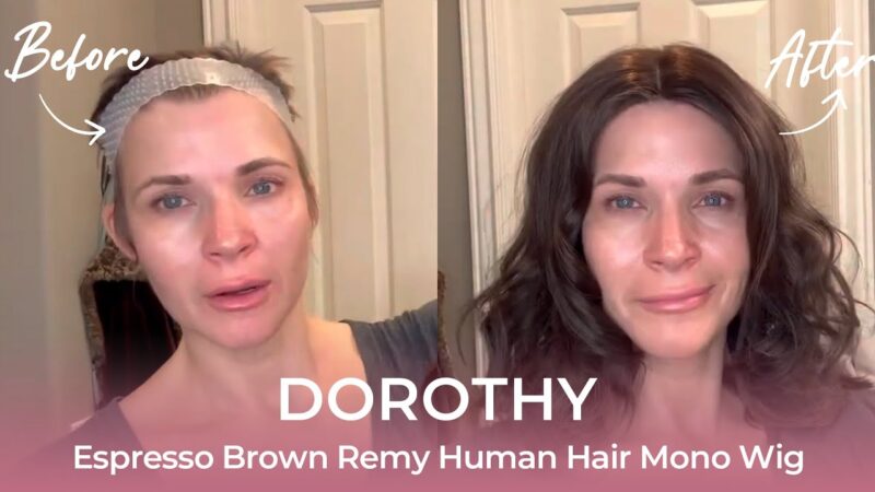 This wig is easy to apply and style! 🤩I’m not even a pro. | Brunette Human Hair Wig review