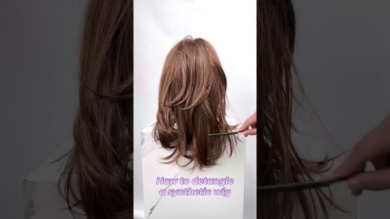 How to Detangle Synthetic Wig? #UniWigs Saves You