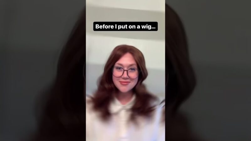 At Work and Off Work | Human Hair Wig Before and After