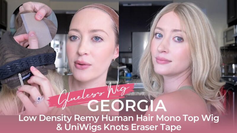 You Can Put Your Hair Behind Your Ear | UniWigs Georgia Wig