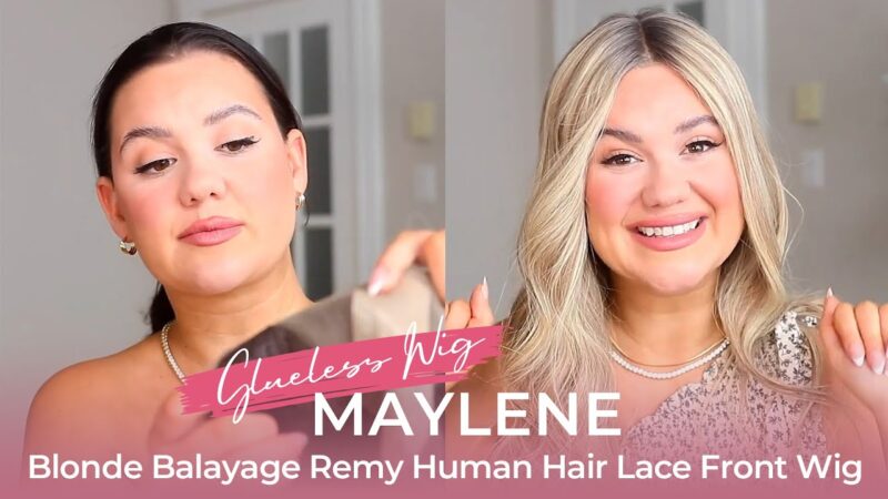 How to Make Your Human Hair Wig Look The Most REALISTIC? UniWigs Knots Eraser Tape| Maylene