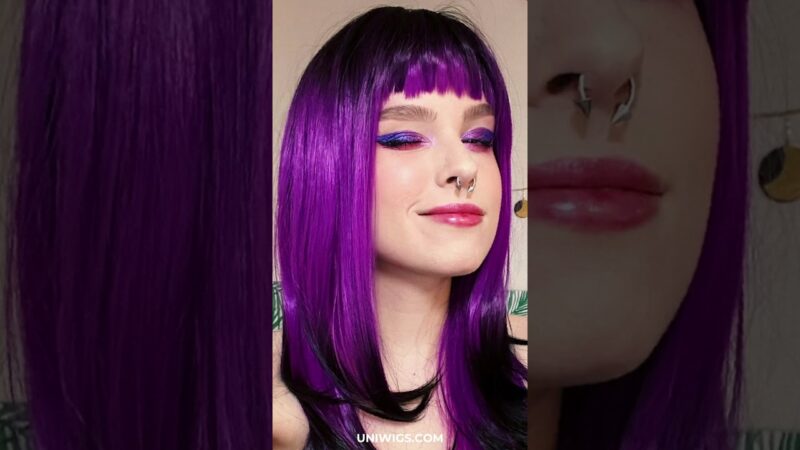 Guess What is 2024 Hair Color Trend? UniWigs Synthetic Colorful Wigs #haircolor