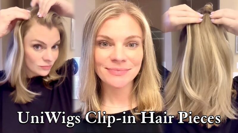 Why She Has So Much Hair? UniWigs Clip in Hair Pieces #asmr