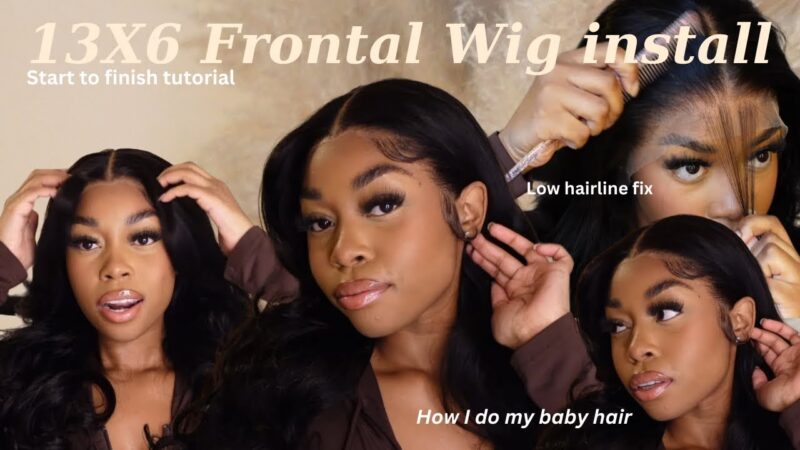 Step By Step 13X6 Frontal Wig Install  | Preplucked + Pre Curled |Lisaah Mapsie X Alipearl Hair