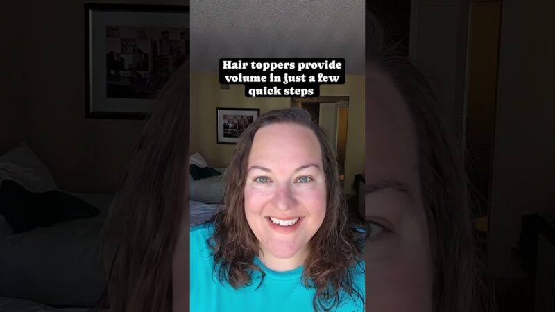 Struggle with Hair Loss? Me too! Try Upgrade Aura Hair Topper