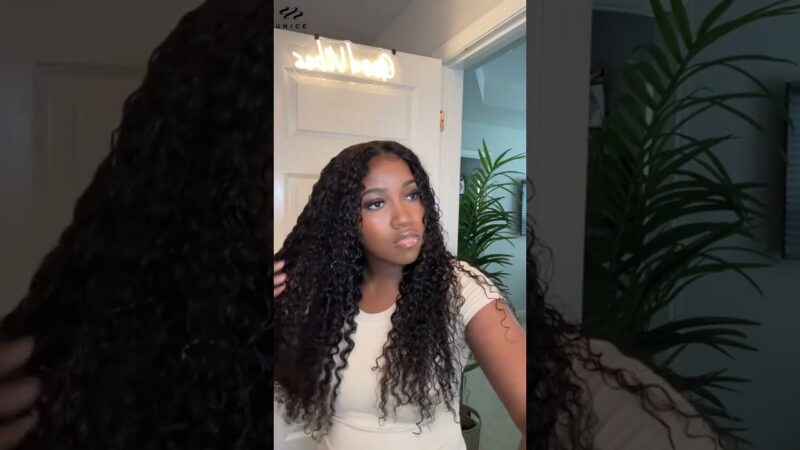 The blend! This looks beautiful! Ft@blissful_.beaute #unicehair #curlyhair #gluelesswig #vpartwig