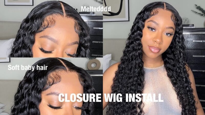 5×5 CLOSURE WIG INSTALL | EASIEST TECHNIQUE TO MELT YOUR HD LACE |  Pink Danielle X Ali Pearl Hair