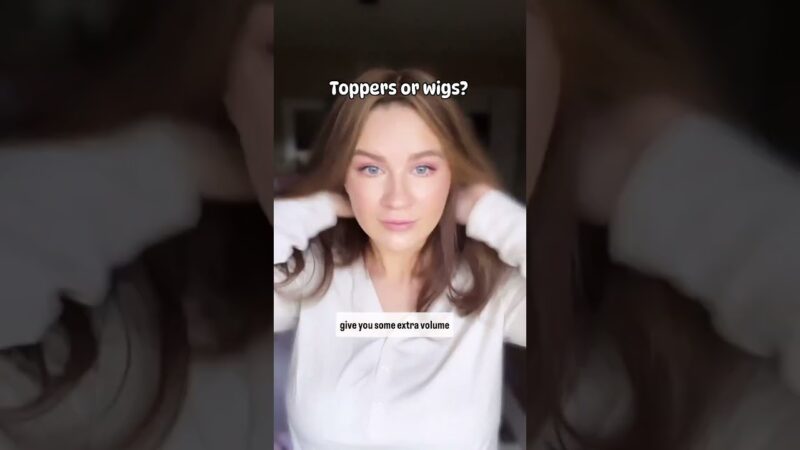 Which One Do You Prefer, Toppers or Wigs | UniWigs Amber Hair Topper