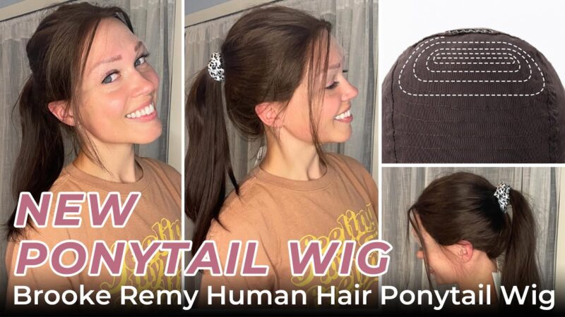 Say Hello to Style！A New Ponytail Wig! | UniWigs Brooke