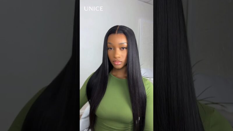 Alway crazy about natural and shiny hair🤩❤️‍🔥 #unice #unicehair #blackgirlmagic  #wigs