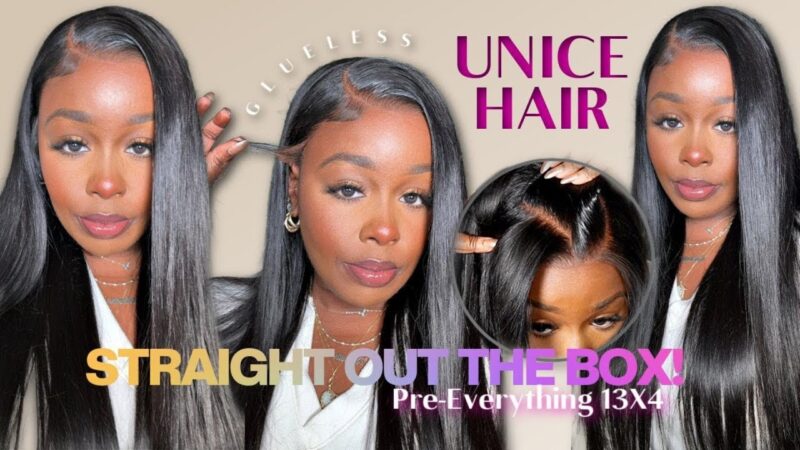 BEGINNER FRIENDLY! TRULY GLUELESS PRE-EVERYTHING  FRONTAL WIG INSTALL | UNICE HAIR