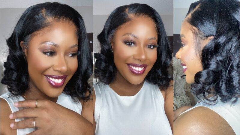 It’s Giving Body & Bounce! Pre Styled Summer Bob Frontal Wig | MakeupMesha x ALIPEARL HAIR