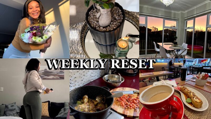 WEEKLY RESET VLOG : Clean with me 🫧 Sunday Lunch 🥙 | Home and kiddies clothing haul | 🇿🇦