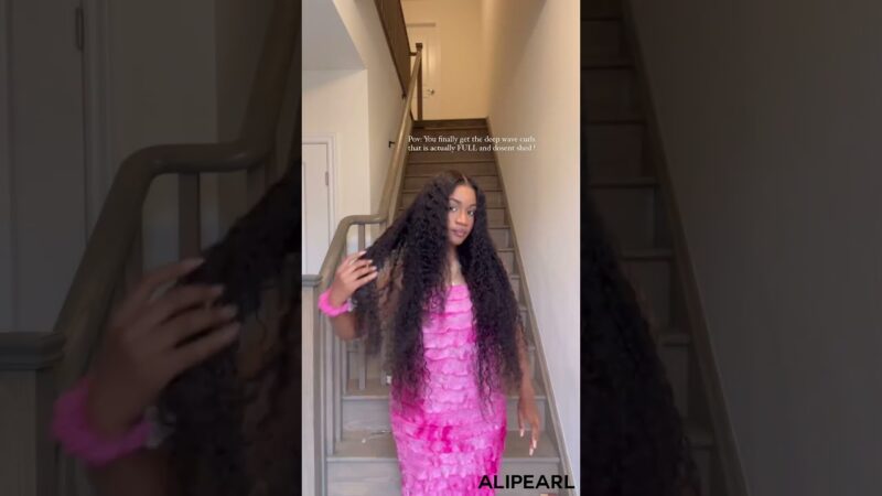 Finally get the actually FULL deep wave curls🥰🥰 #alipearlhair #wigs#deepwave