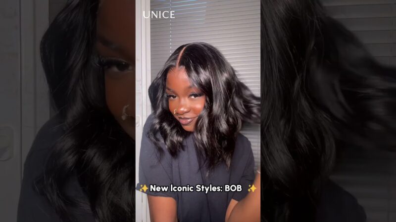 Our top picks for trending bob haircuts in 2024❤️ #unice #unicehair #hairtutorial  #gluelesswig