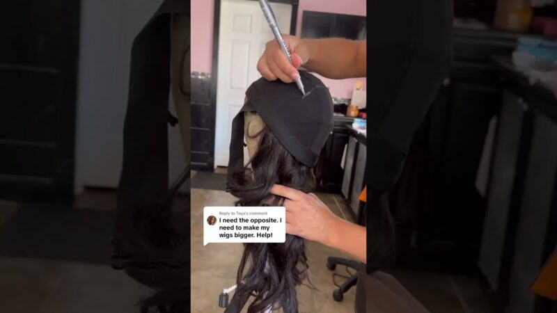 Wig Hack to make your wig bigger! 🙌Video from TT: taylormade_stylez #uniceairwig  #gluelesswig