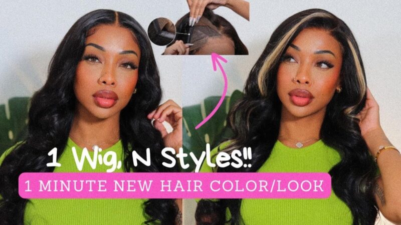 Impressive Game Changer😍1 Wig Easily Get N Styles| Replaceable Magic Lace Wig!!