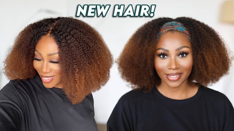 I LOOK DIFFERENT! 😲 | 13×6 NATURAL HAIR WIG INSTALL | NO GLUE, NO BLEACHING NEEDED!!