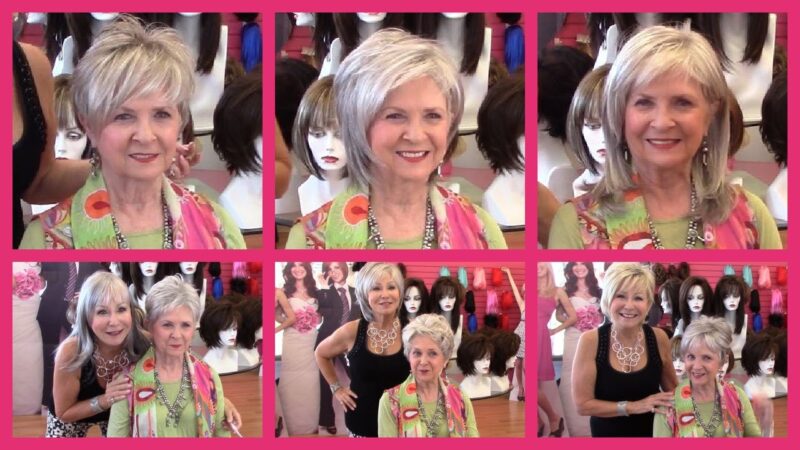 Stunning 76 Year Old Rocks 12 Grey Wig Styles (Official Godiva’s Secret Wigs Videos)