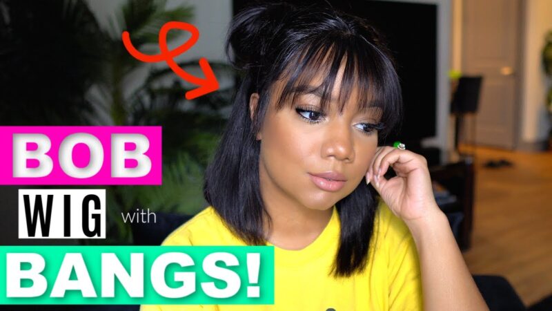 AFFORDABLE BOB WIG W/ WISPY BANGS🔥 | QUICK INSTALL + STYLING | TINASHE HAIR