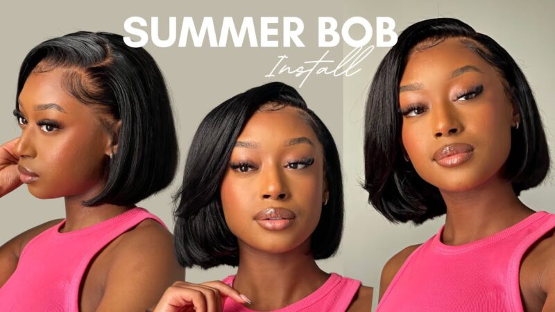 PERFECT SUMMER BOB WIG INSTALL | ALIPEARL HAIR