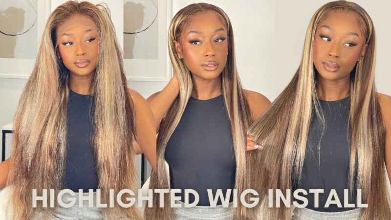 PERFECT PRE-HIGHLIGHTED WIG FOR BROWN SKIN | YOLISSA HAIR