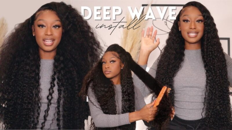 *MUST HAVE* 30″ DEEP WAVE HD CURLY WIG INSTALL | ALIPEARL HAIR