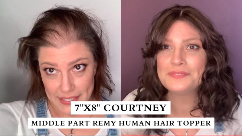 Hair Topper Magic Change! 🙀How to add bangs and waves to Courtney Topper! 😀