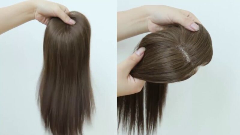 New Arrivals| 3″*4″ Mini Human Hair Topper for Thinning Hair on the Top