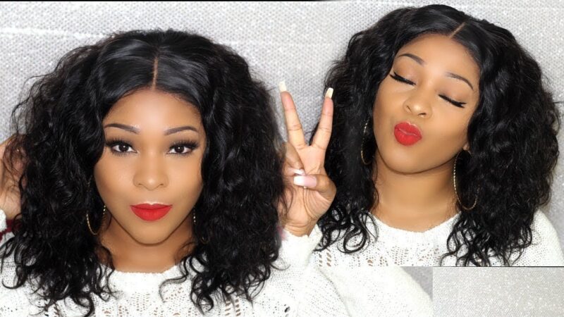 Messy Hair Look   Perfect Fast & Simple Lace Front Wig Install  WowEbony