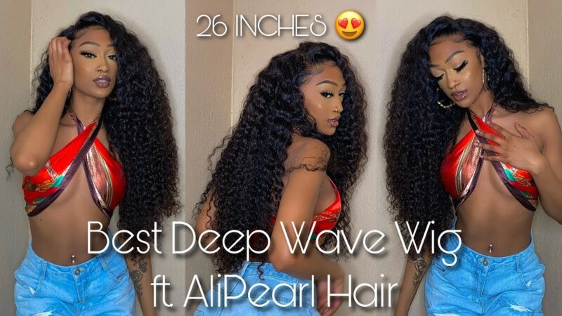 Best Deep Wave Wig Install | Melted Hairline Lace Front Wig | Alipearl Hair