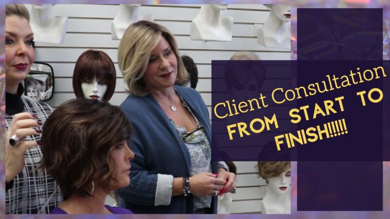 Synthetic Wig Client Consultation featuring January and Julia by Jon Renau and Rae by Rene of Paris!