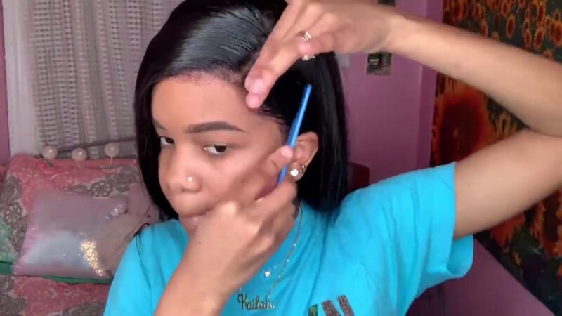 how to make a bob wig from a lace front wig