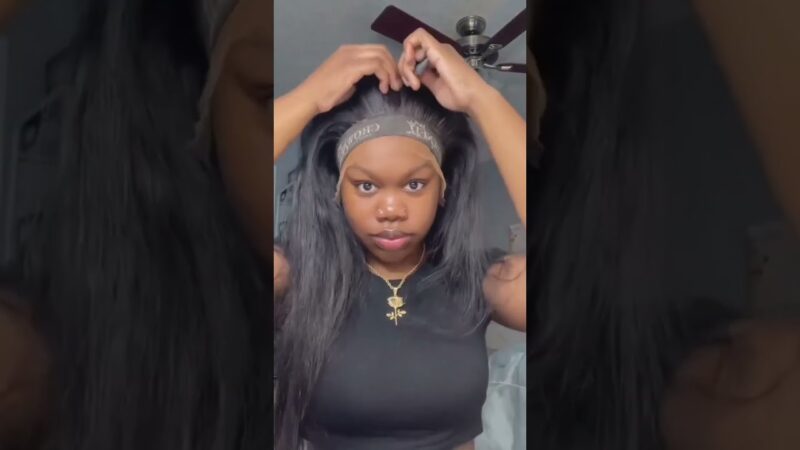 Short lace wig intall tutorial for you, get melt down look with WoWEbony  lace wigs #shorts #hair