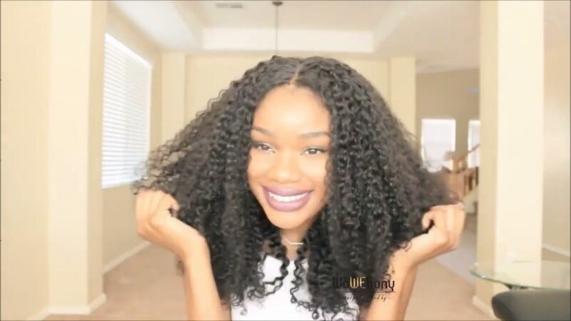 How to wash and style the kinky curly lace wigs from WoWEbony #twingodesses #wiginstalltutorial