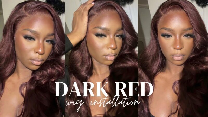 CUSTOMER SHARE!  REDDISH BROWN WIG INSTALL | START TO FINISH INSTALL |  NOVUS