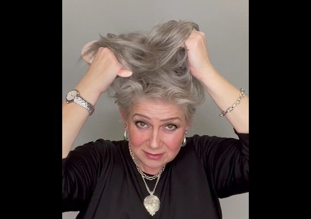 Grey hair? Don’t care!😎 | Grey hair topper