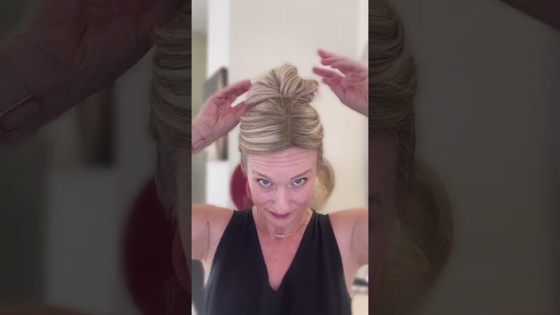 Can You Wear Your Hair Topper in A High Bun? #uniwigs