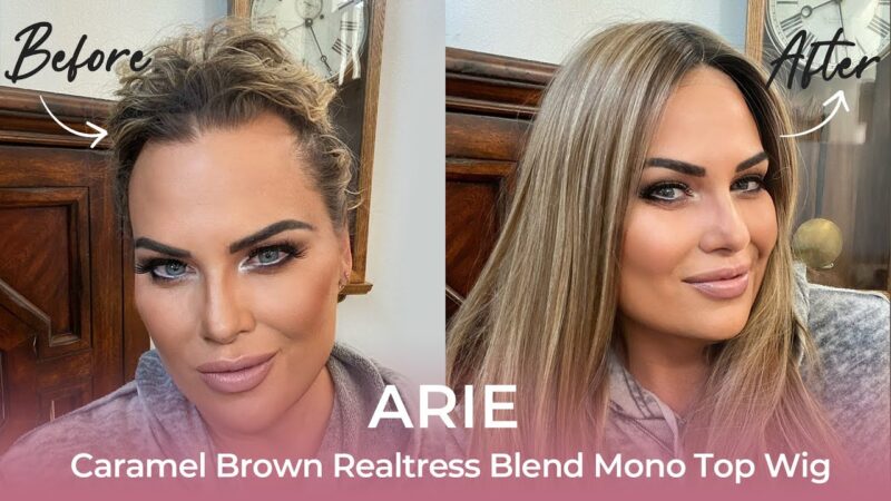 Affordable Brown Realtress Blend Mono Top Wig | The Softest Cap I Ever Found