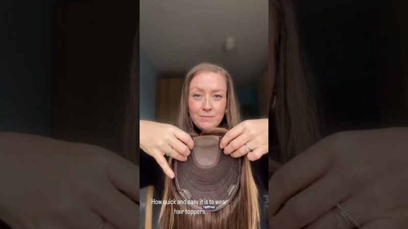 Hello, It’s Me! Hair Topper for Saving Hair Loss