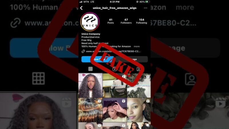 ⚠️ Alert! Scam Warning! Fraudulent Influencers Collaboration ⚠️ #unice  #unicehair #shorts