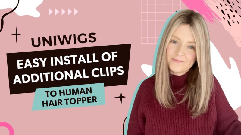 How to Add Clips to Hair Topper? #UniWigs