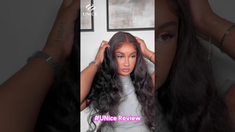 UNice Review is coming. Ft@tiaanevada  #unicehair  #unicewig #shorts