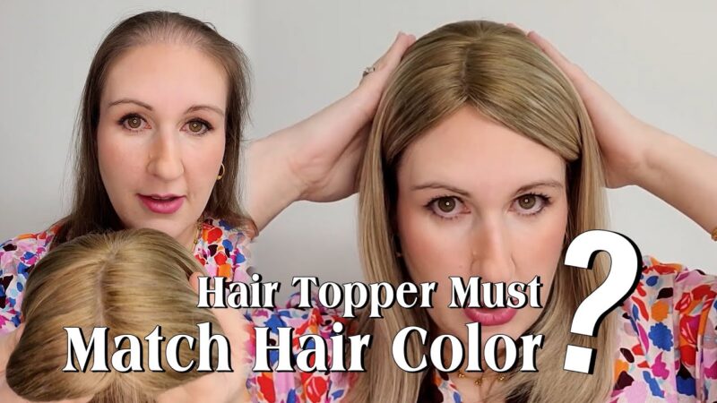 Blonde vs Brown, Do Hair Topper Must Match Your Hair?