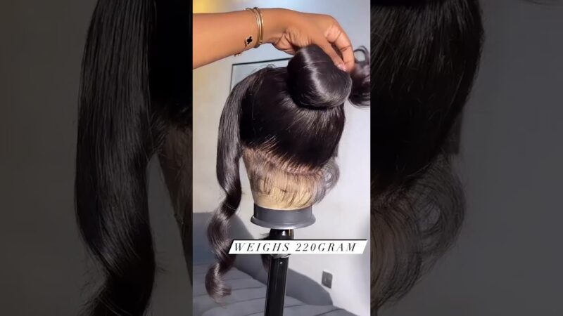 NEW WoWEbony ponytail hd lace 360 lace wigs or full lace wigs to slay this Summer cool #ponytailwigs