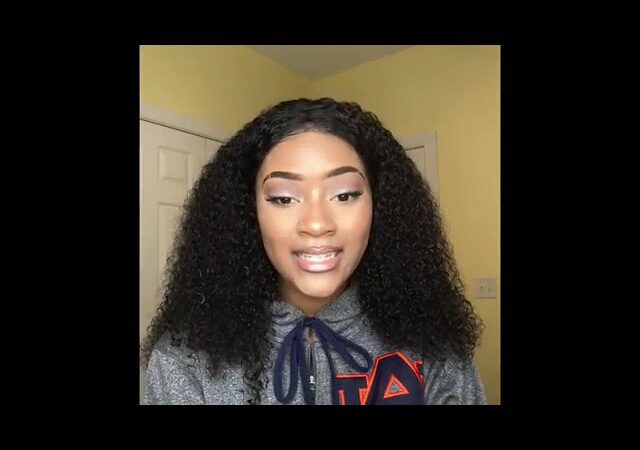 Customer’s review on WoWEbony curly lace wig, best hair ever #foryou #fulllacewigs #realhairlacewigs