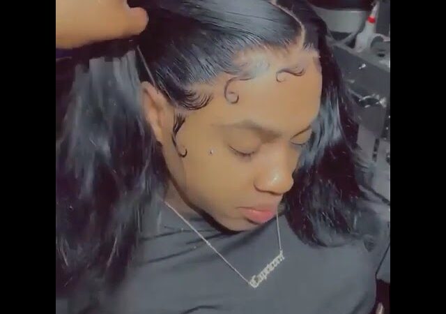 This baby hair & zigzag part is everyting, enjoy free part hair style with WoWEbony full lace wigs