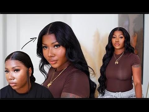 *JET BLACK* Body Wave HD Lace Wig Install | BEGINNER FRIENDLY| Alipearl Hair X Alipearl Hair